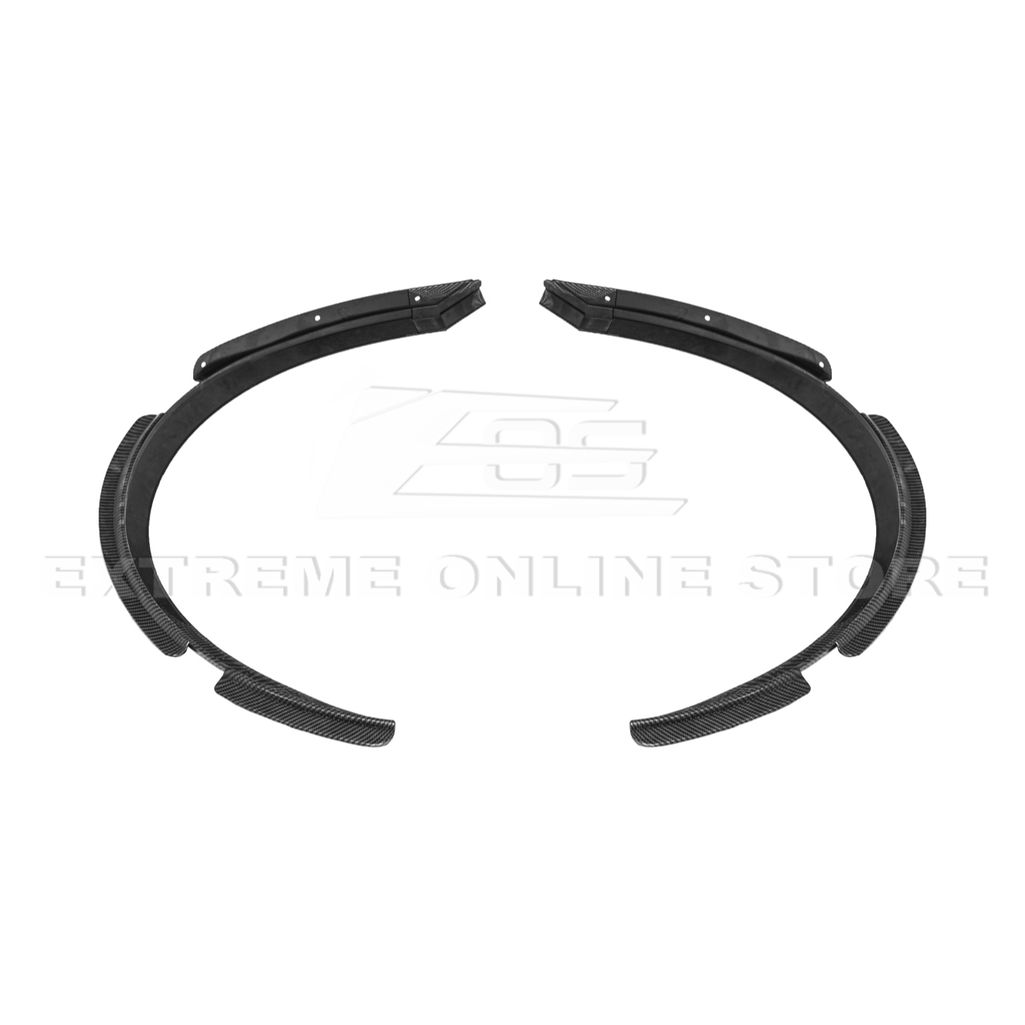 C8 Corvette Dry Carbon Fiber Side Wheel Fender Trim : 2020-2026 C8 Singray, Z06, E-Ray