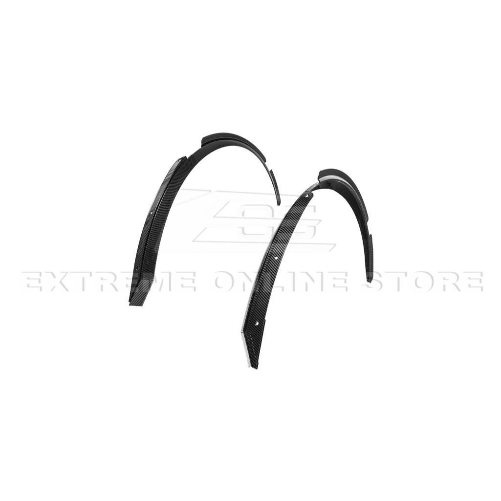 C8 Corvette Dry Carbon Fiber Side Wheel Fender Trim : 2020-2026 C8 Singray, Z06, E-Ray