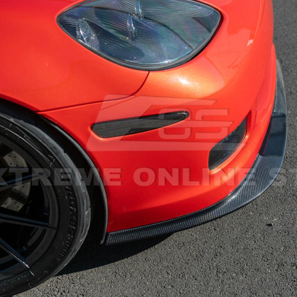 Corvette C6 Grand Sport / Z06 Front Splitter Lip & Side Skirts Rocker Panels : 2006-2013 C6 Z06, Grand Sport, ZR1
