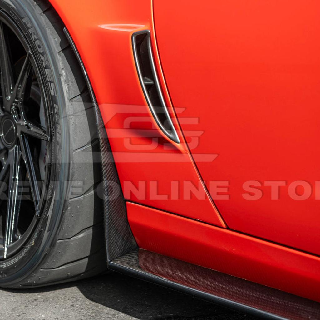 Corvette C6 Grand Sport / Z06 Front Splitter Lip & Side Skirts Rocker Panels : 2006-2013 C6 Z06, Grand Sport, ZR1