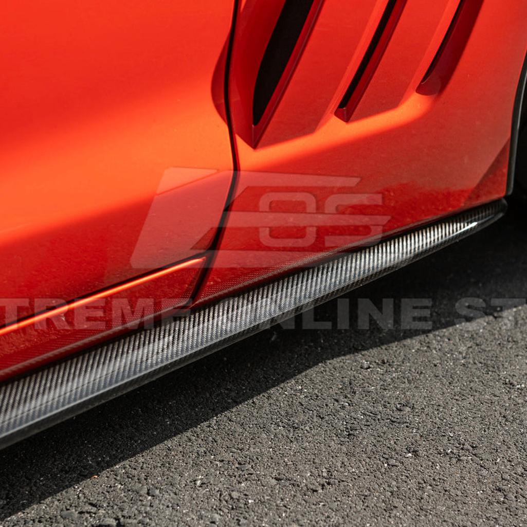 Corvette C6 Grand Sport / Z06 Front Splitter Lip & Side Skirts Rocker Panels : 2006-2013 C6 Z06, Grand Sport, ZR1