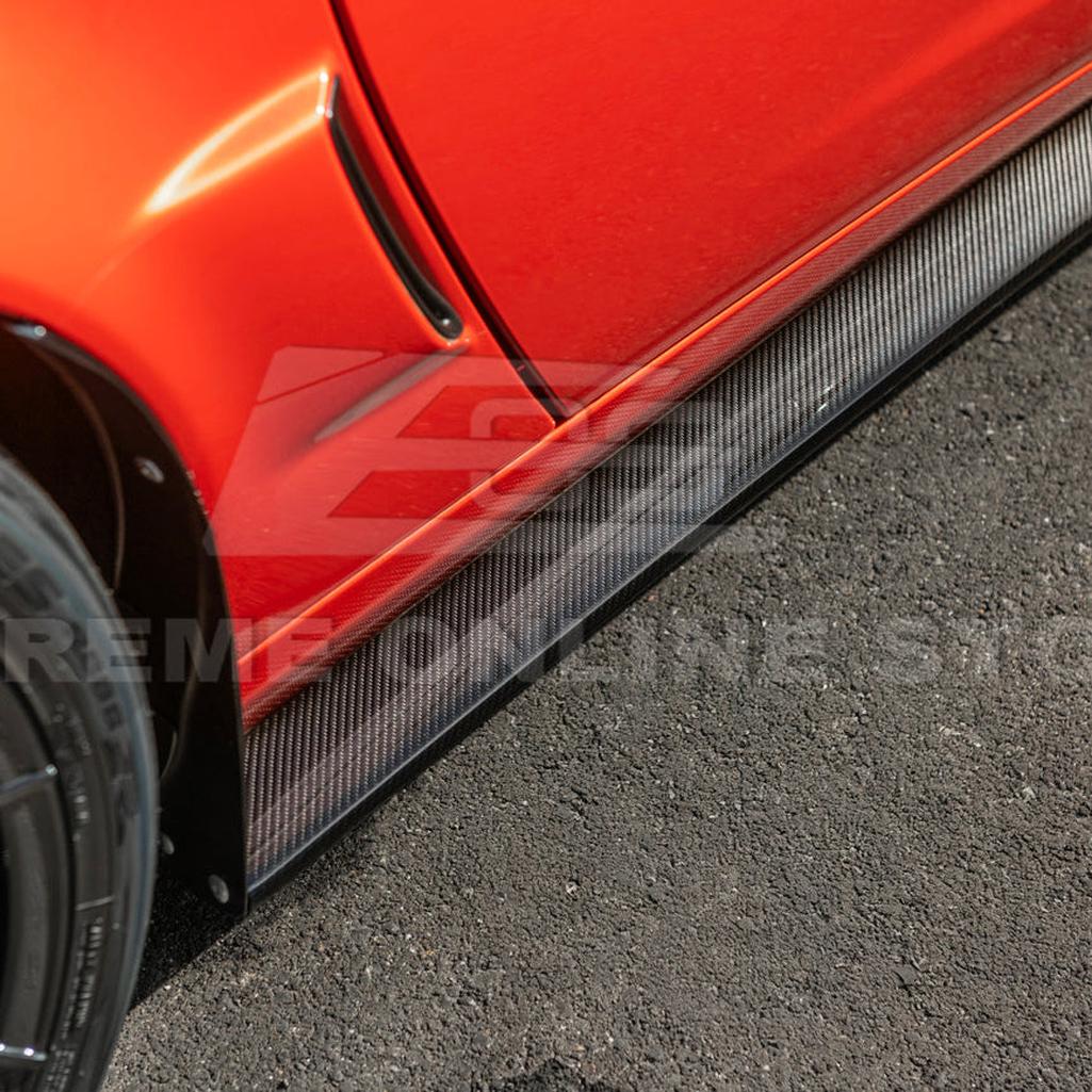 Corvette C6 Grand Sport / Z06 Front Splitter Lip & Side Skirts Rocker Panels : 2006-2013 C6 Z06, Grand Sport, ZR1
