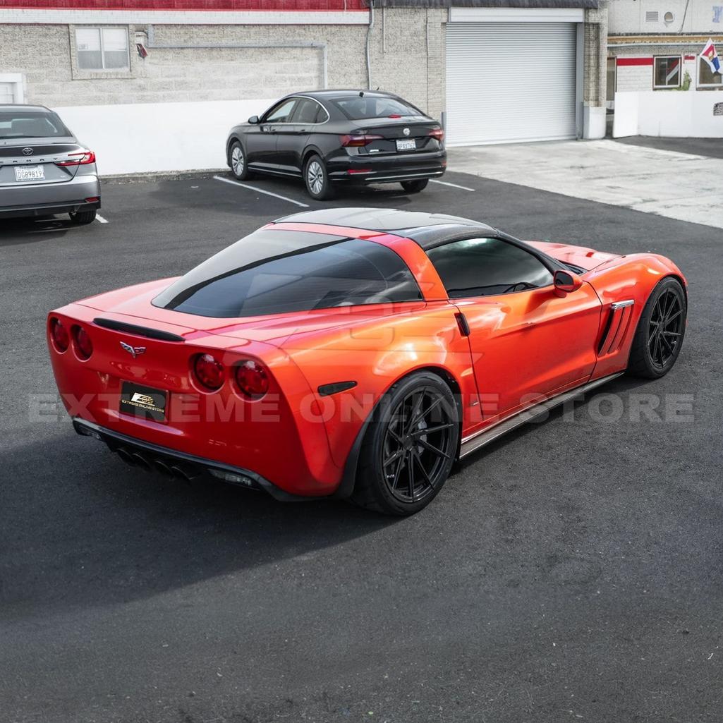 Corvette C6 Grand Sport / Z06 Front Splitter Lip & Side Skirts Rocker Panels : 2006-2013 C6 Z06, Grand Sport, ZR1