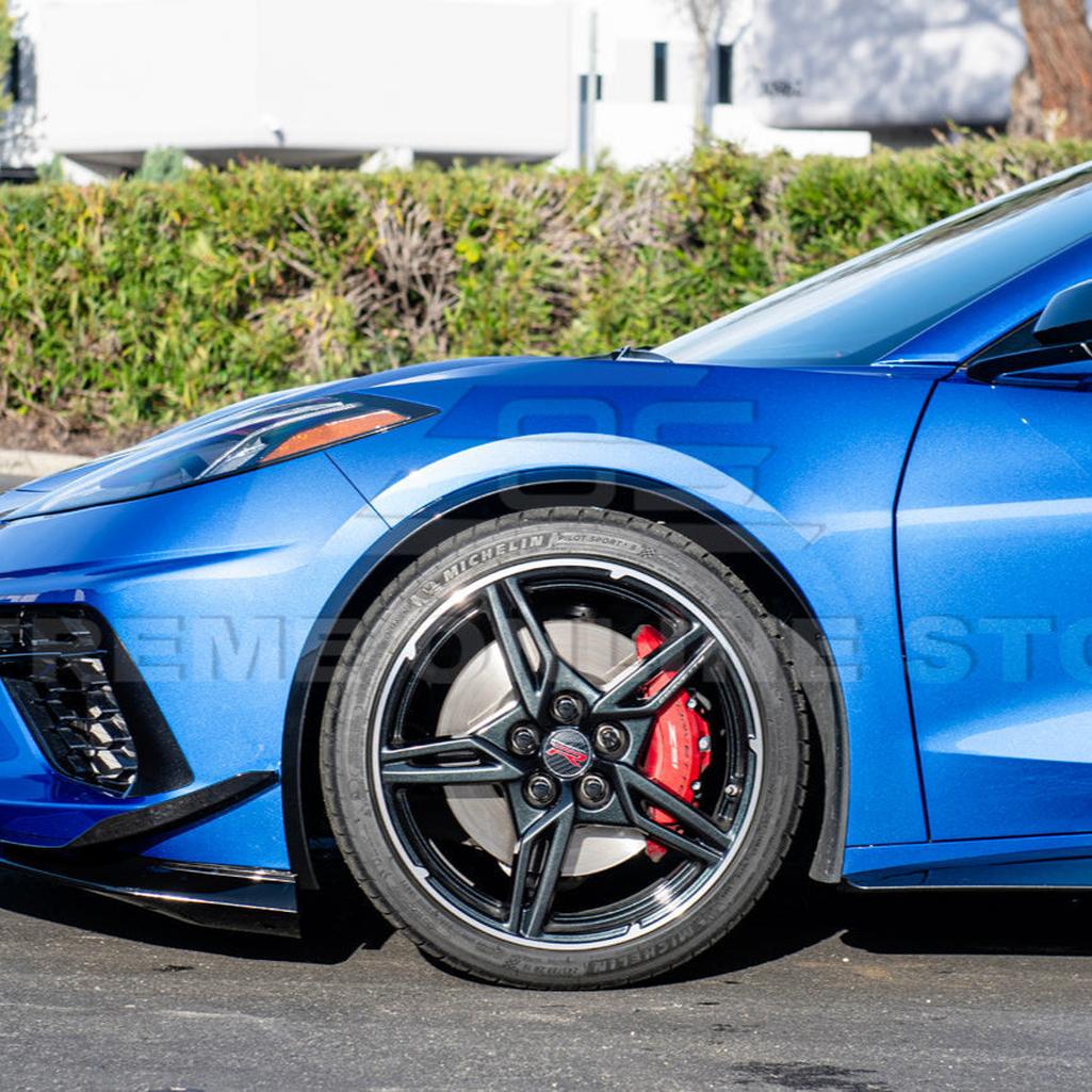 C8 Corvette Dry Carbon Fiber Side Wheel Fender Trim : 2020-2026 C8 Singray, Z06, E-Ray
