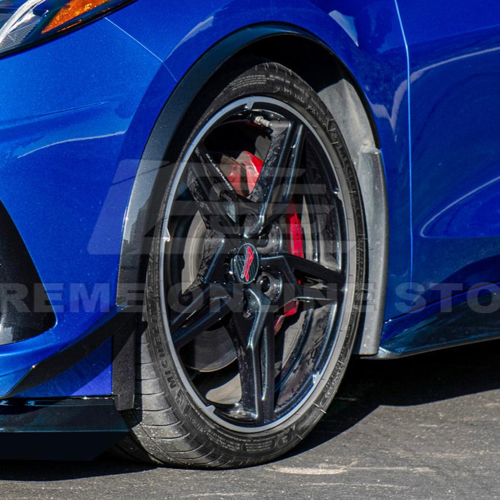 C8 Corvette Dry Carbon Fiber Side Wheel Fender Trim : 2020-2026 C8 Singray, Z06, E-Ray