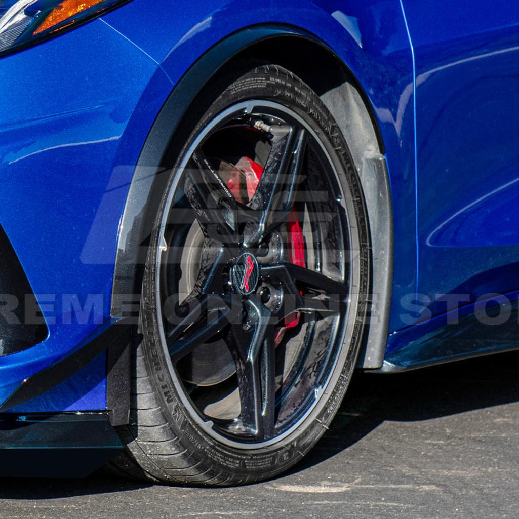 C8 Corvette Dry Carbon Fiber Side Wheel Fender Trim : 2020-2026 C8 Singray, Z06, E-Ray