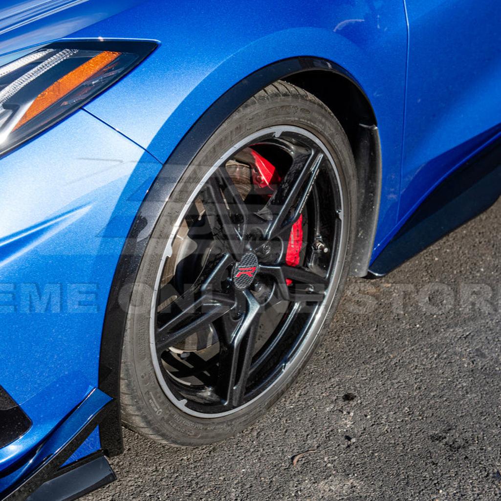 C8 Corvette Dry Carbon Fiber Side Wheel Fender Trim : 2020-2026 C8 Singray, Z06, E-Ray