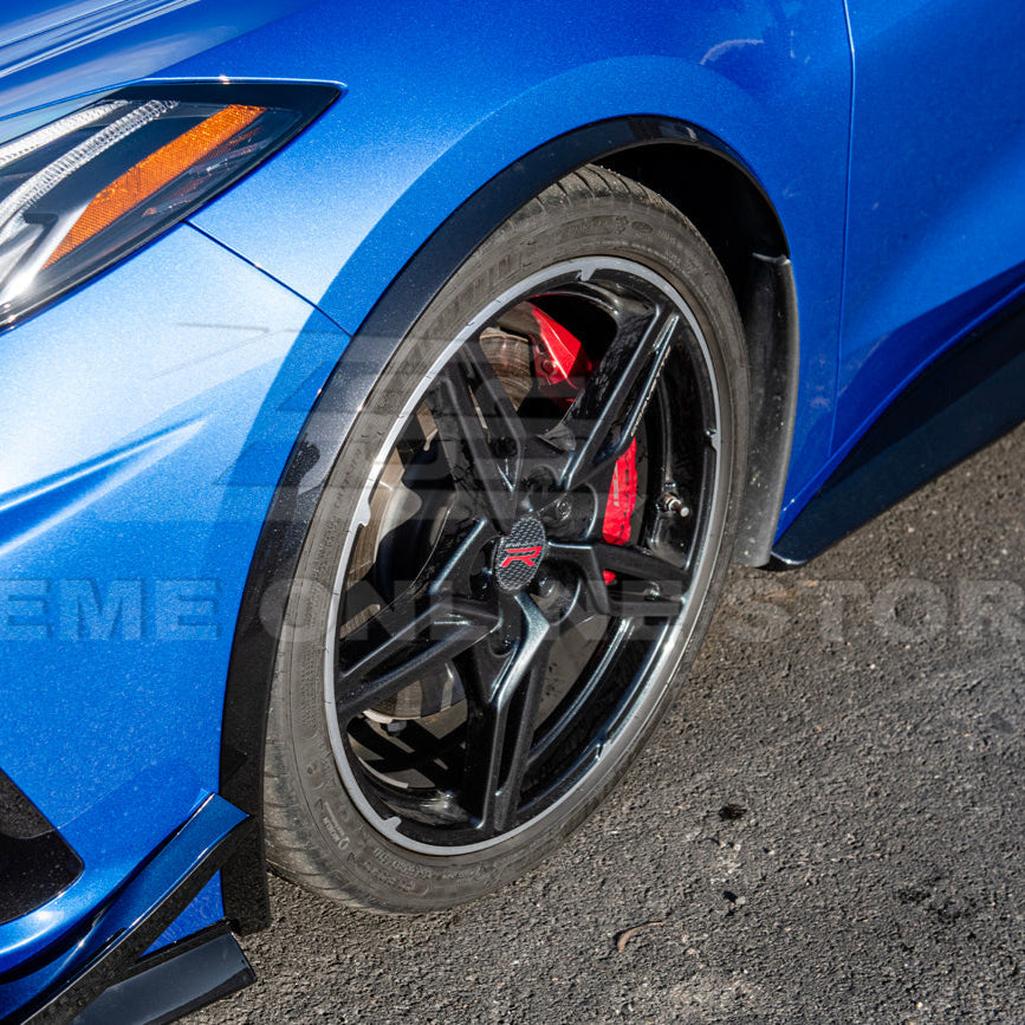 C8 Corvette Dry Carbon Fiber Side Wheel Fender Trim : 2020-2026 C8 Singray, Z06, E-Ray