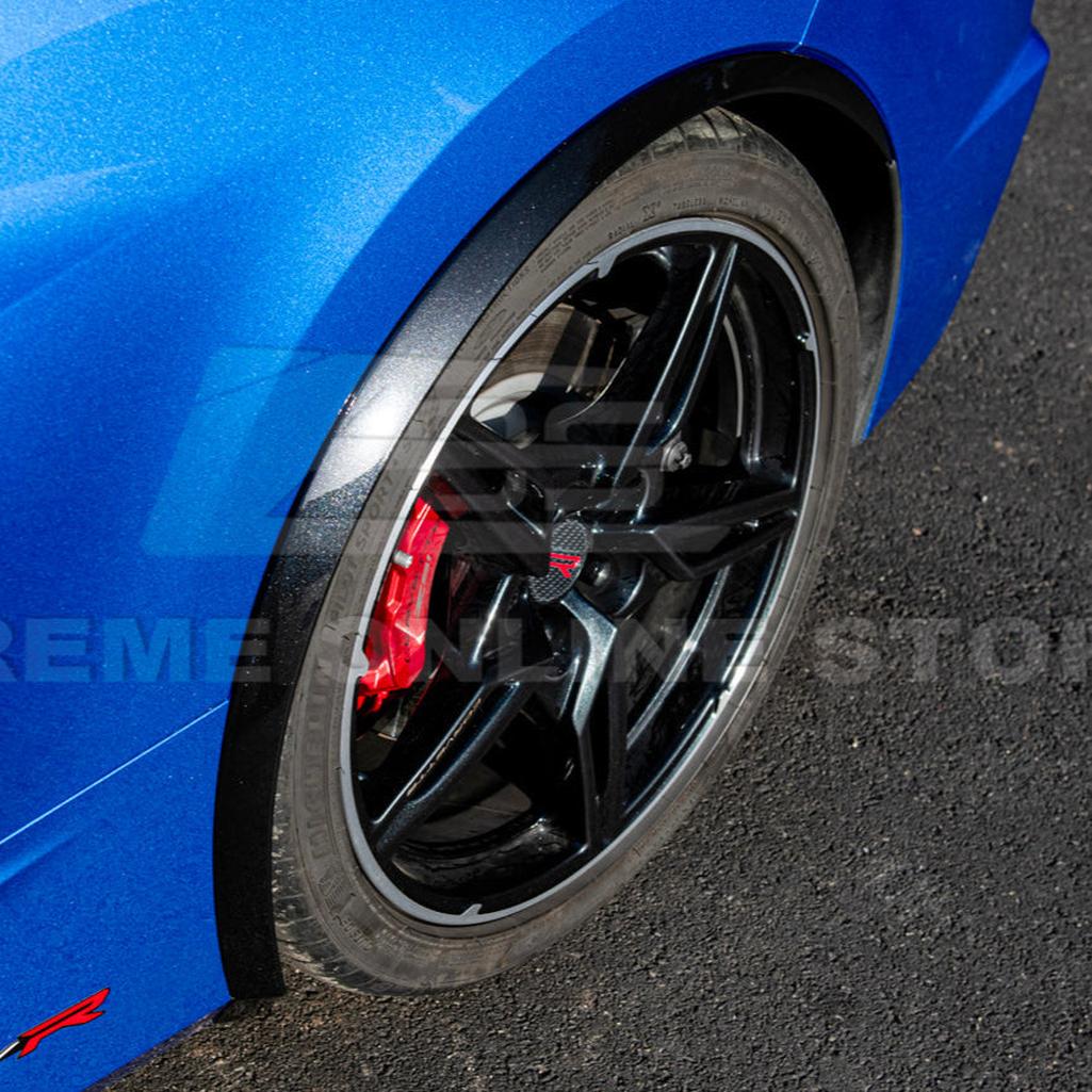 C8 Corvette Dry Carbon Fiber Side Wheel Fender Trim : 2020-2026 C8 Singray, Z06, E-Ray