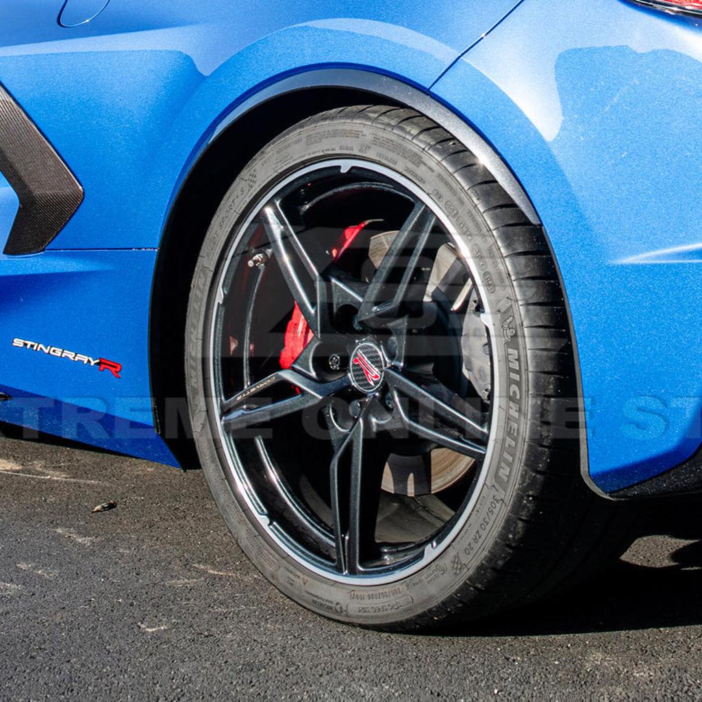 C8 Corvette Dry Carbon Fiber Side Wheel Fender Trim : 2020-2026 C8 Singray, Z06, E-Ray