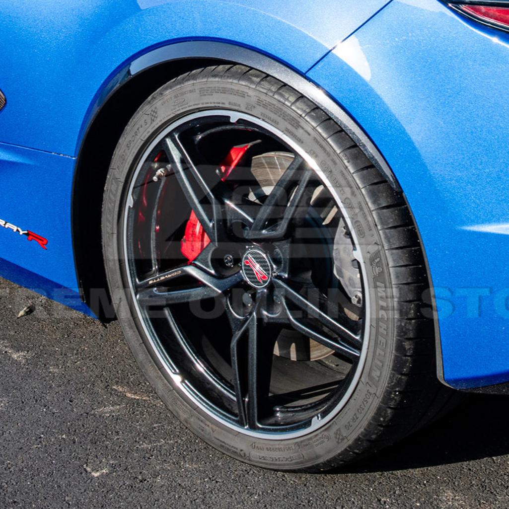 C8 Corvette Dry Carbon Fiber Side Wheel Fender Trim : 2020-2026 C8 Singray, Z06, E-Ray