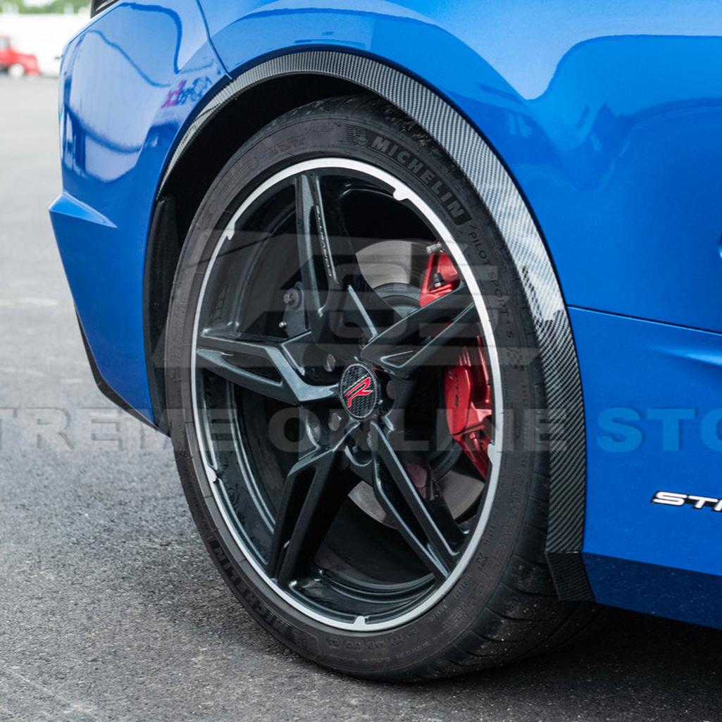 C8 Corvette Dry Carbon Fiber Side Wheel Fender Trim : 2020-2026 C8 Singray, Z06, E-Ray