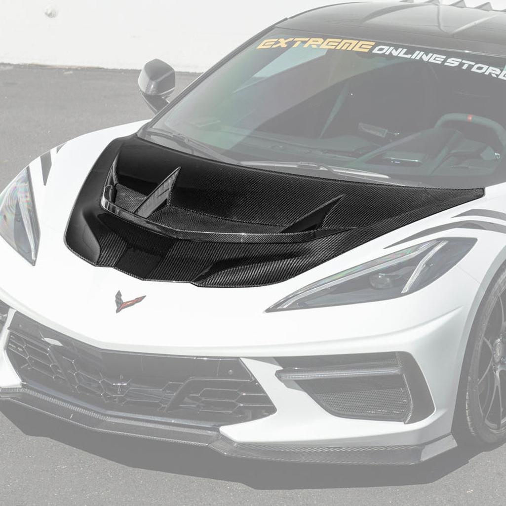 Corvette C8 ZR1 Front Bumper Vented Extractor Hood