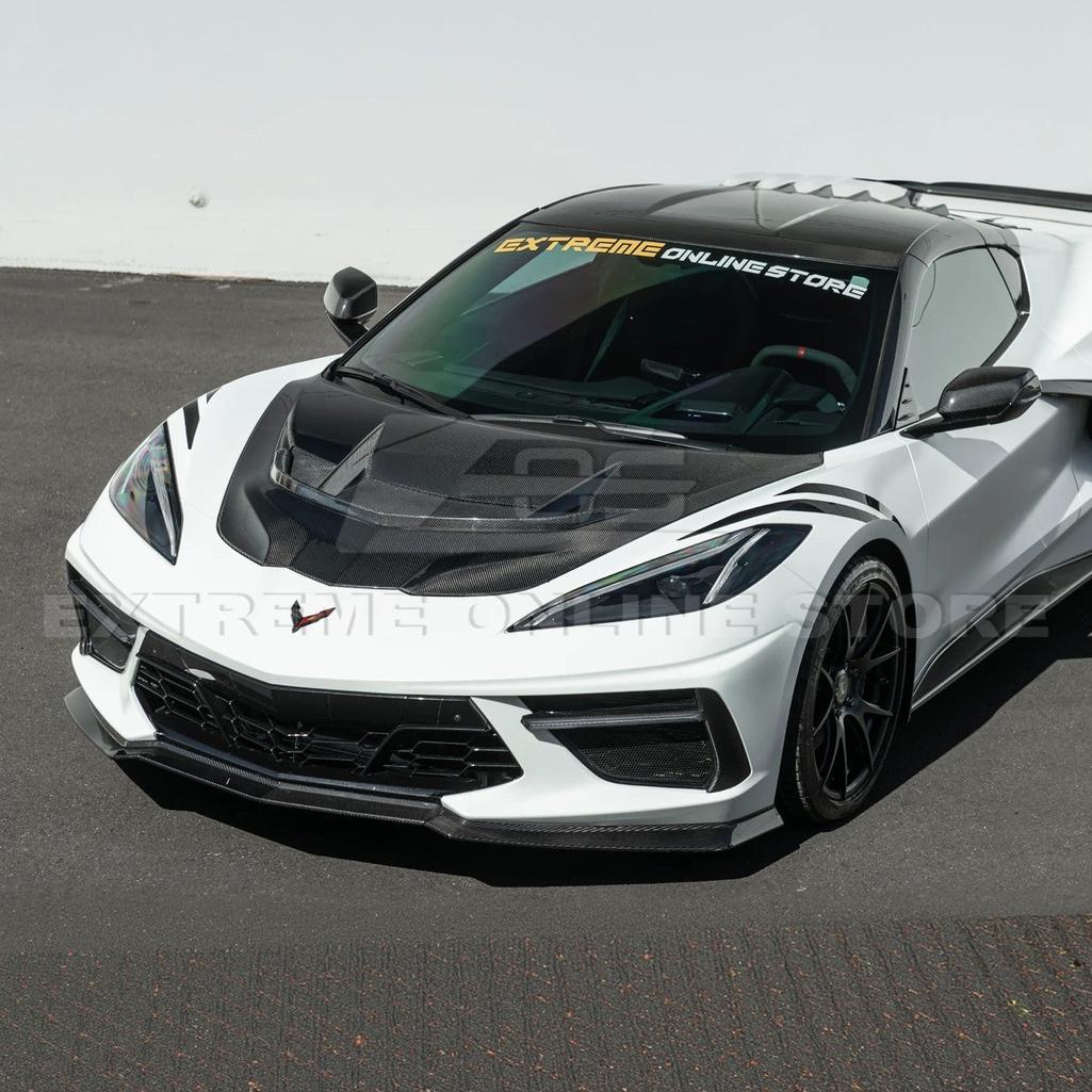 Corvette C8 ZR1 Front Bumper Vented Extractor Hood