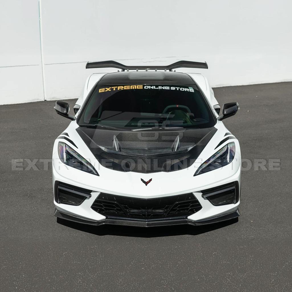Corvette C8 ZR1 Front Bumper Vented Extractor Hood