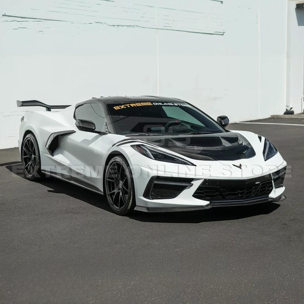 Corvette C8 ZR1 Front Bumper Vented Extractor Hood