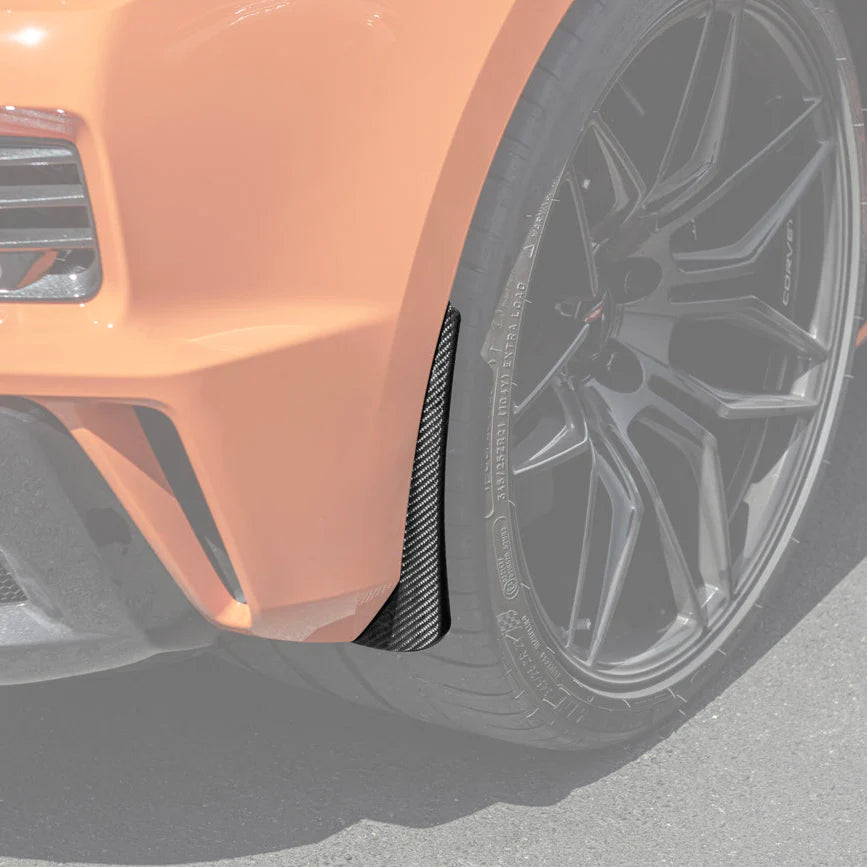 Corvette C8 XL Extended Front Splash Guard Mud Flaps-Z06,ERay : 2020-2025
