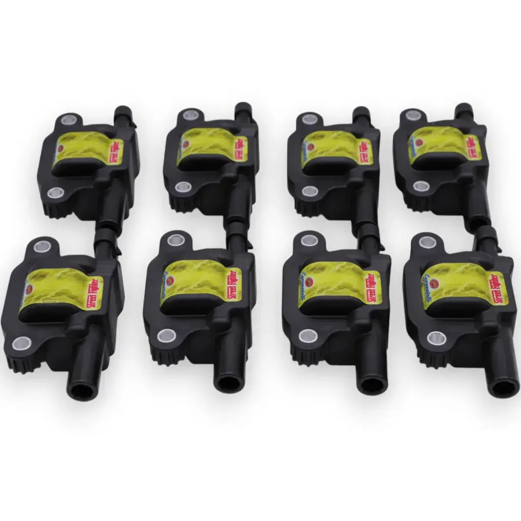 Compare original coil shape mounting pattern electrical connector Granatelli 28-0512-CP
