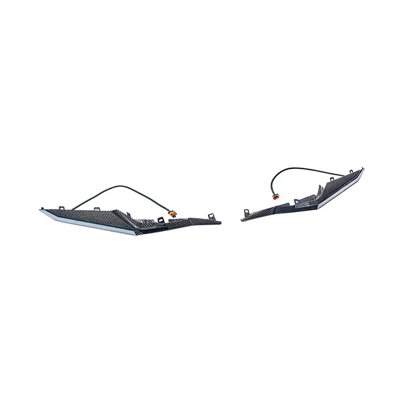 C8 Corvette Front Grill Sequential LED DRL Light Bar Bezel Insert 2023-2026 Z06, E-Ray, ZR1