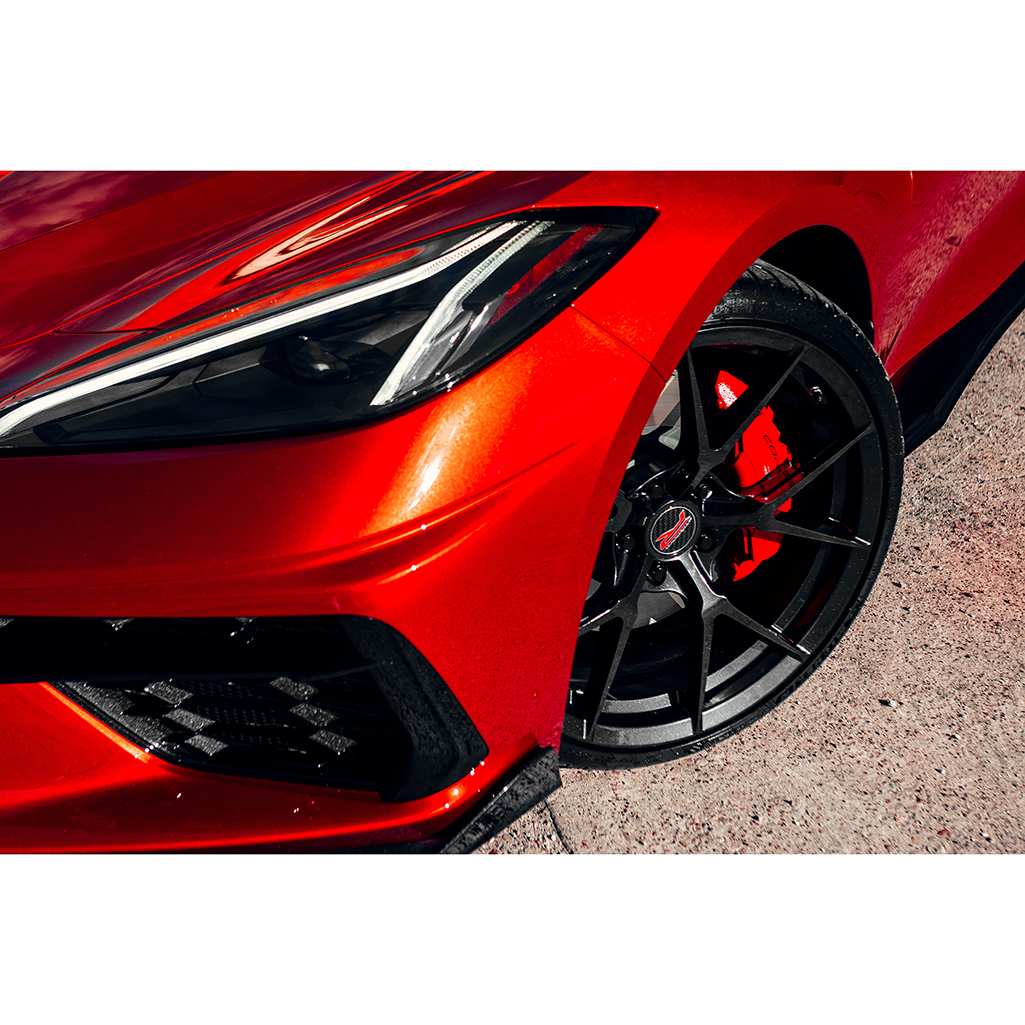 Corvette Wheels Forgedlite MC5 1pc Monoblock Forged Wheels : Gloss Black