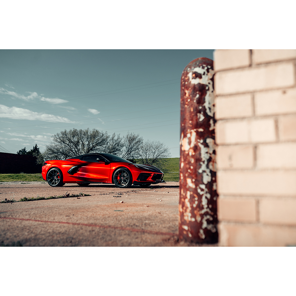 Corvette Wheels Forgedlite MC5 1pc Monoblock Forged Wheels : Gloss Black