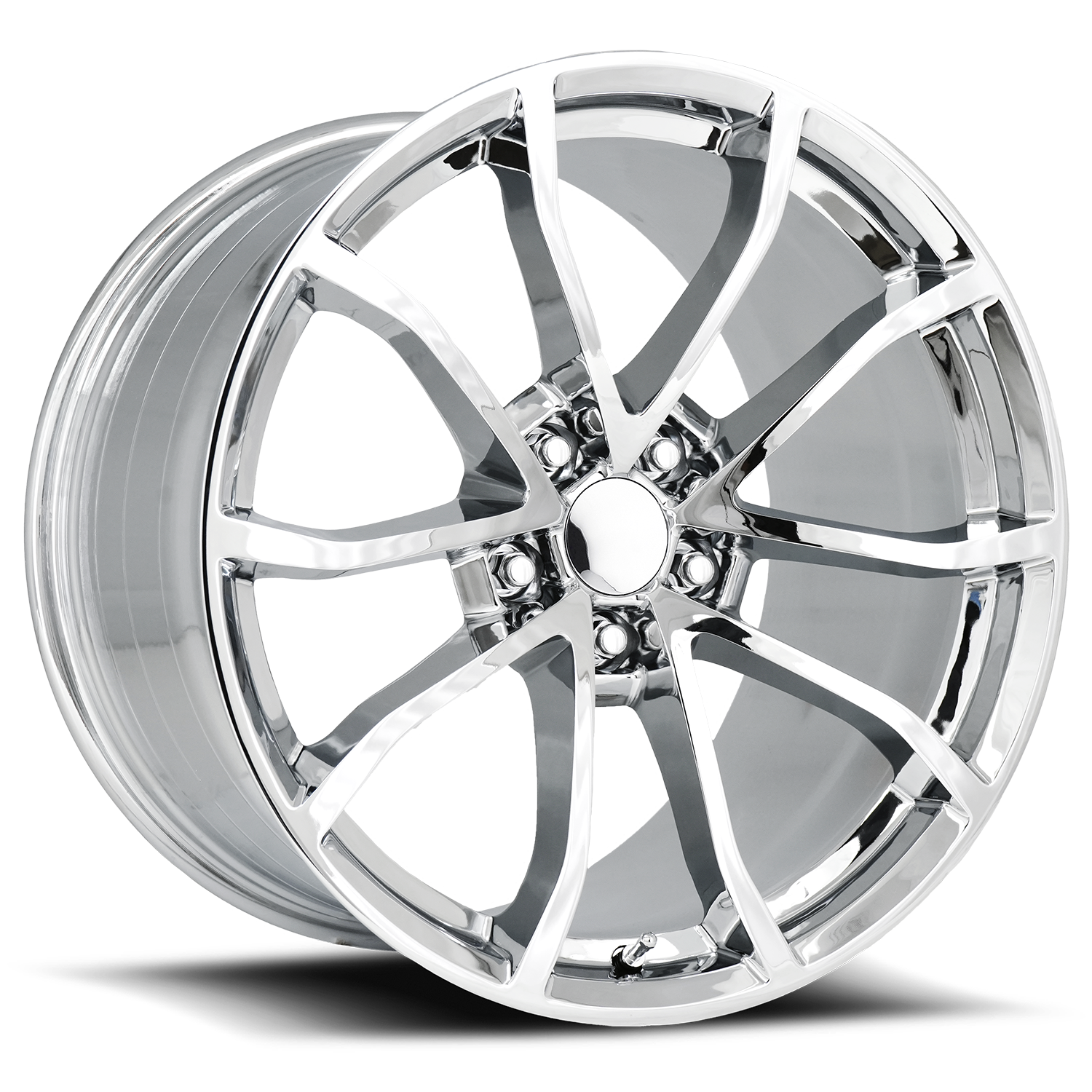 Corvette Centennial Cup Style Flow Formed Reproduction Wheels (Set) : Chrome