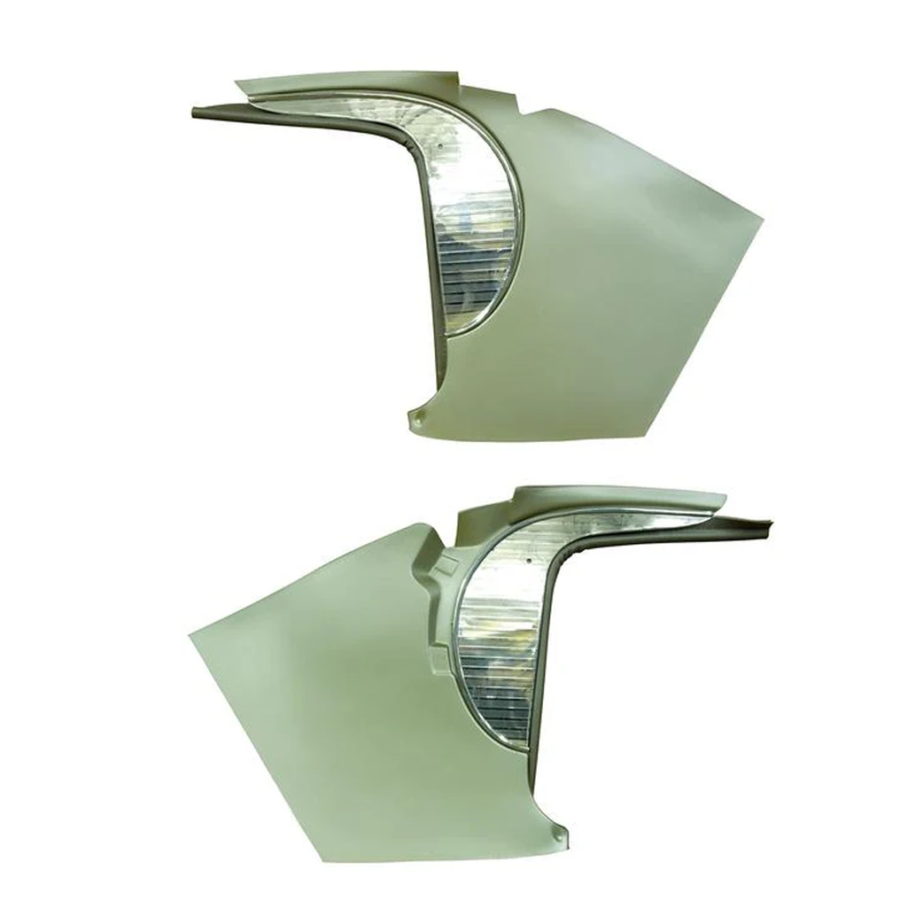 C1 1961 Corvette Deluxe Kick Panels W/Metal Insert & Trim