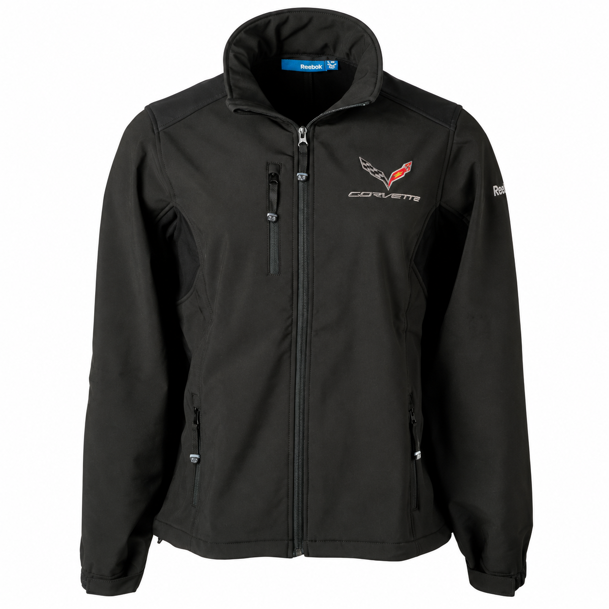 C7 Logo Corvette Reebok Softshell Jacket : Black (XXL)