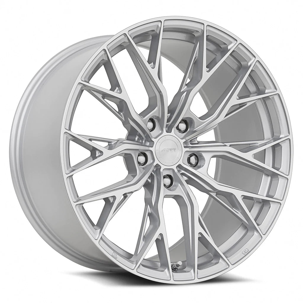 Corvette Wheels GF5 Flow Forged : Silver Machined