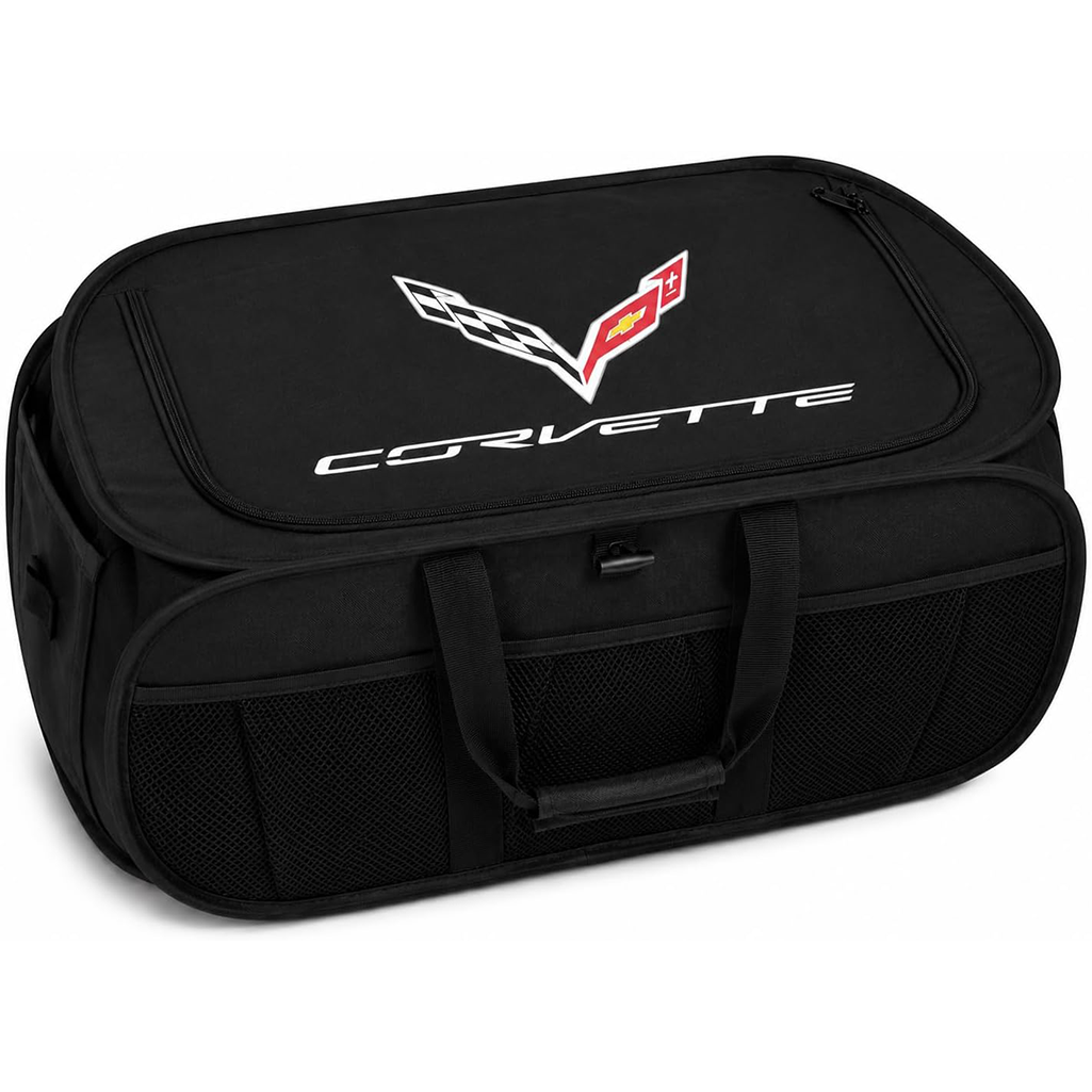 Corvette Pop-Up Trunk Organizer - Black : C7