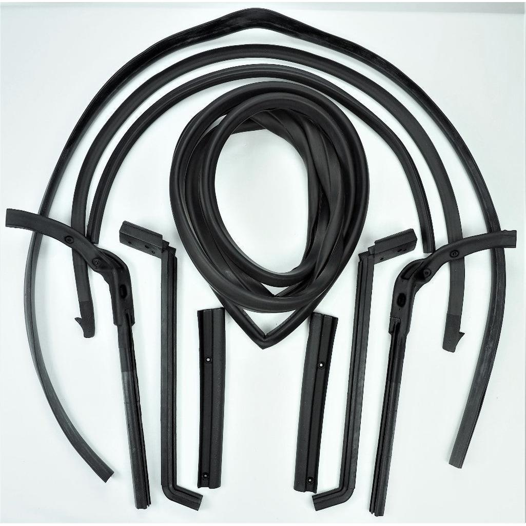 C2 1963-1967 Corvette Removable Hard Top Weatherstrip Kit - 10 Pc
