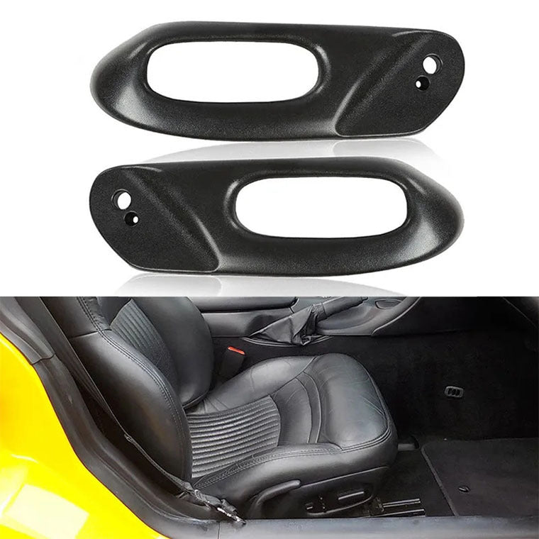 C5 Corvette Seat Panel Switch Bezel Cover - Black : 1997-2004