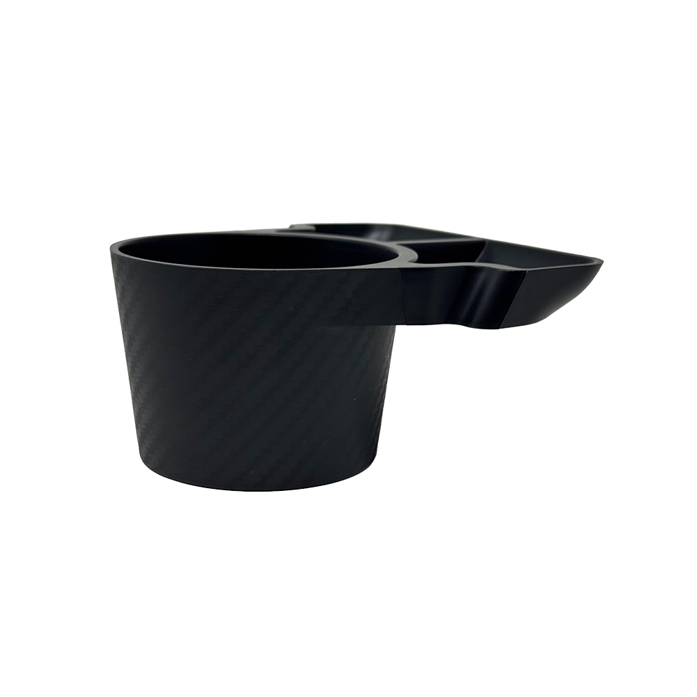 Corvette Waterfall Cup Holder - Black : C8 2020-2026