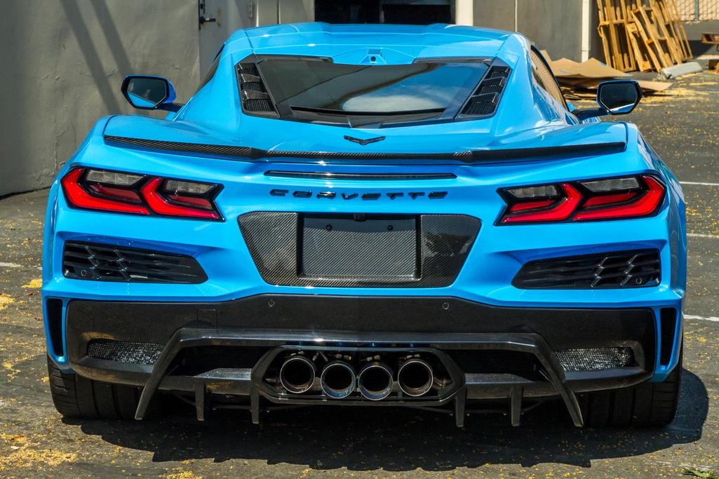 Corvette C8 Z06 Carbon Fiber License Plate Backing 2023-2026