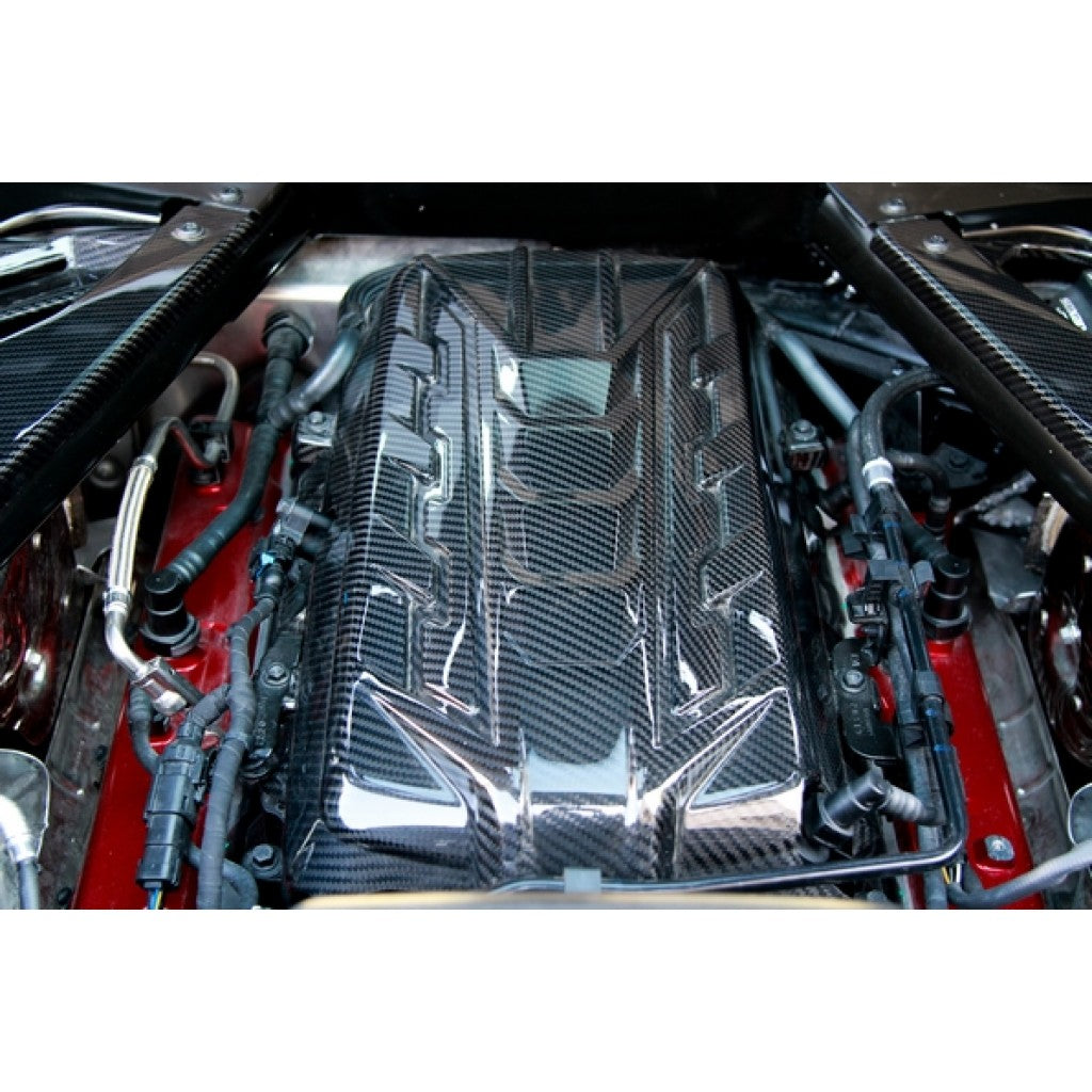 C8 Corvette Plenum Cover : Carbon Fiber