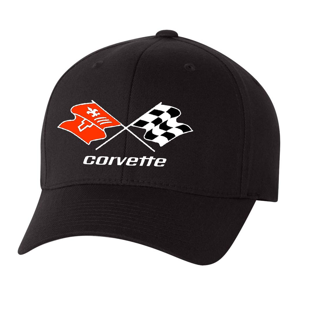 C3 Embroidered Corvette Hat : Black