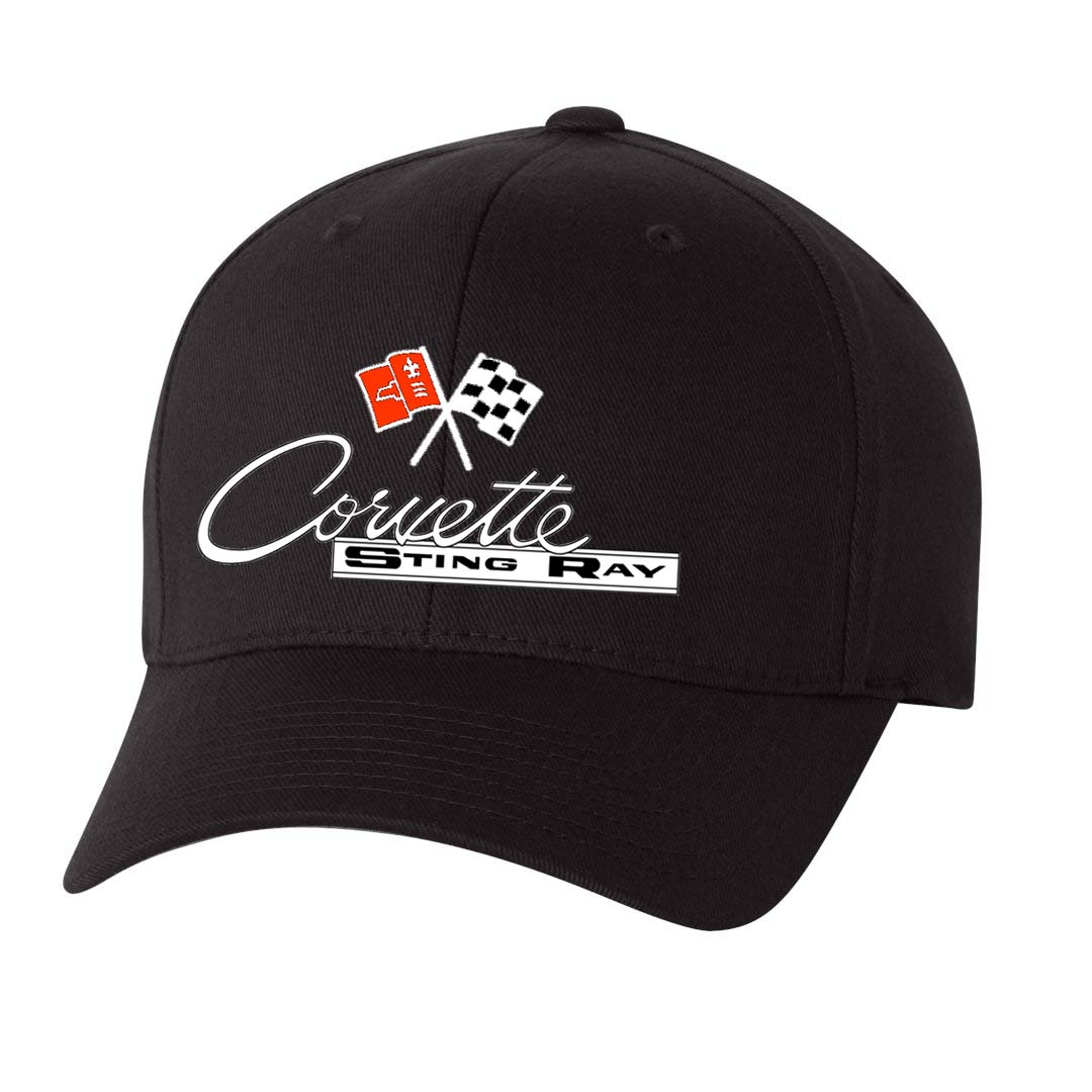 C2 Embroidered Corvette Hat : Black