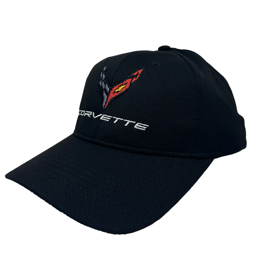 C8 Corvette Performance Mesh Hat : Black