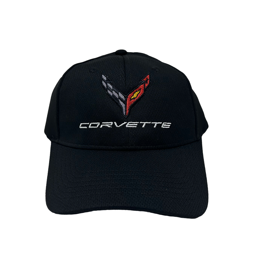 C8 Corvette Performance Mesh Hat : Black