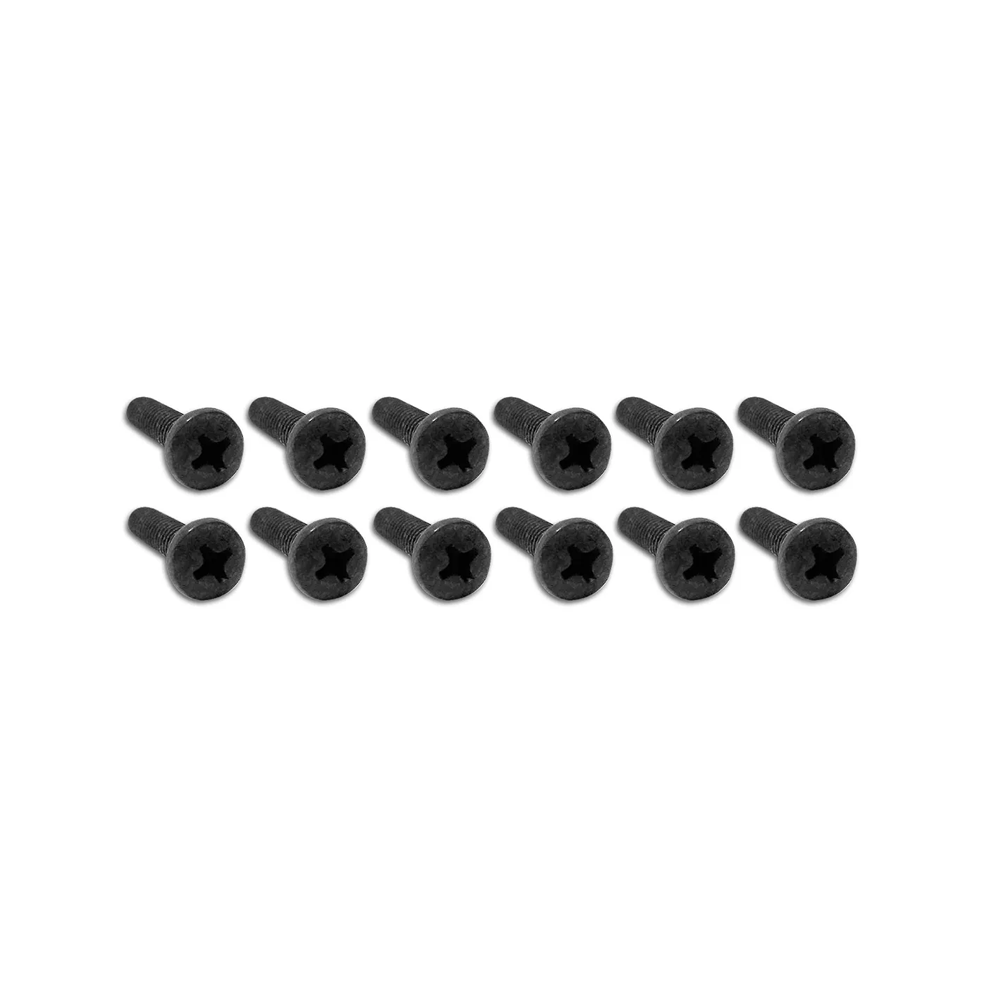 C3 1970-1973 Corvette Tail Light Lens Screws - 12Pc Set
