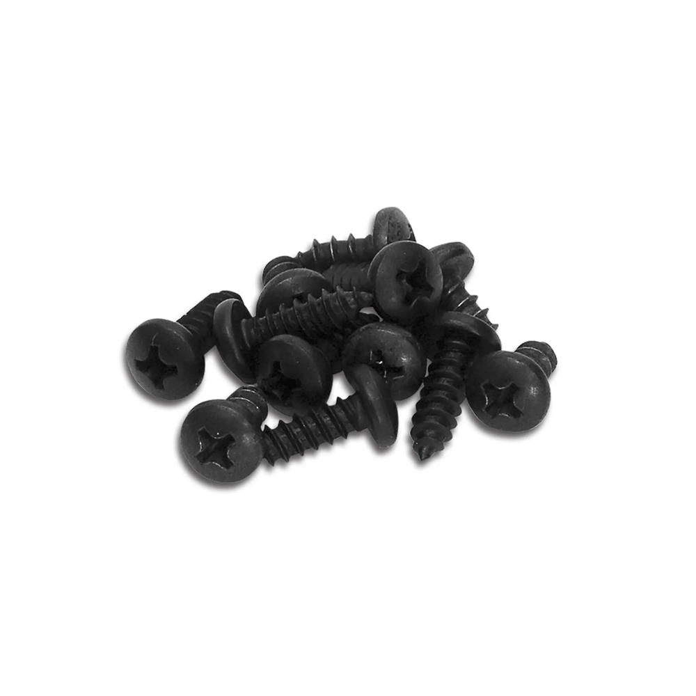 C3 1968-1972 Corvette Weatherstrip Screw Set - Windshield Pillar Post - 12Pc