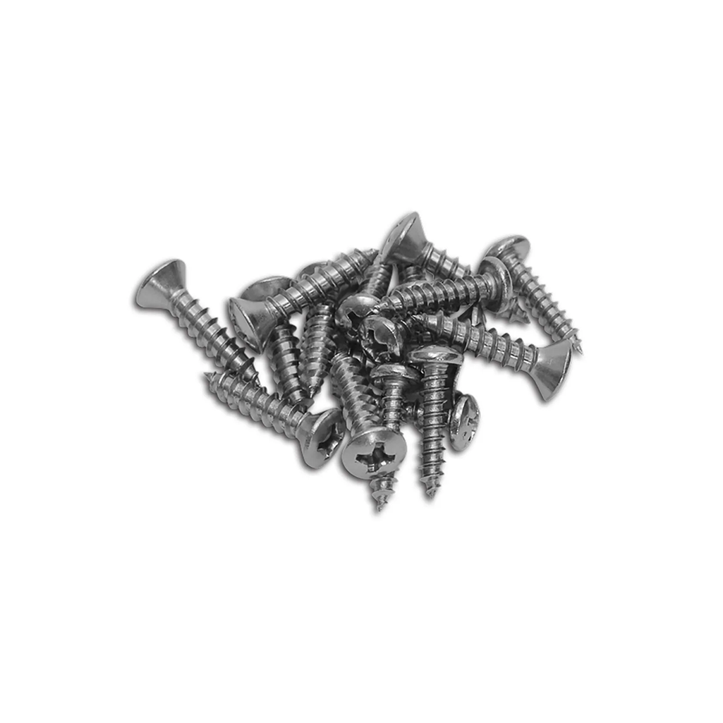 C1 1956-1960 Corvette Sill Plate Screw Set - 18Pc Set