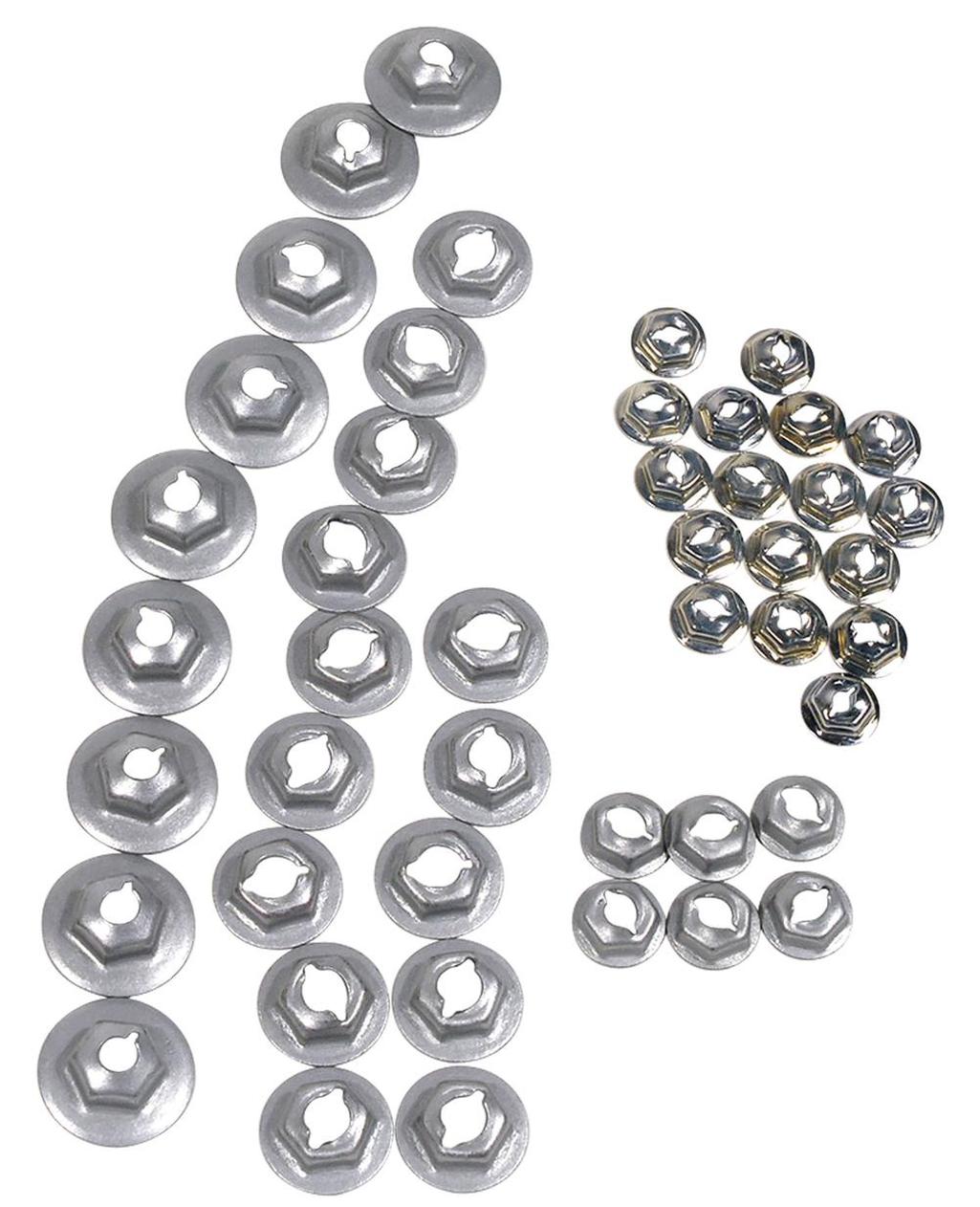 C2 1967 Chevrolet Corvette Emblem Speednut Kit - 46Pc