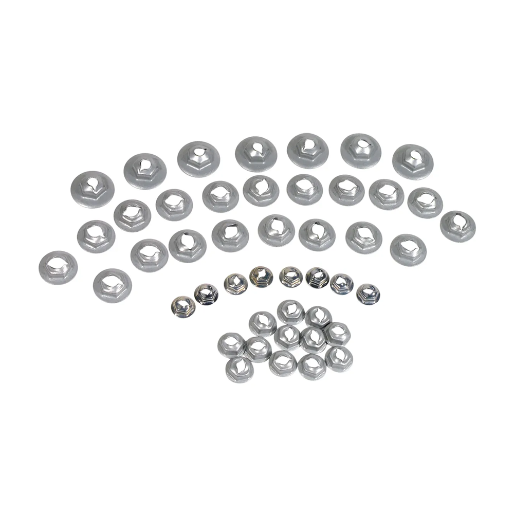 C3 1968 Corvette Emblem Speednut Kit - 45Pc