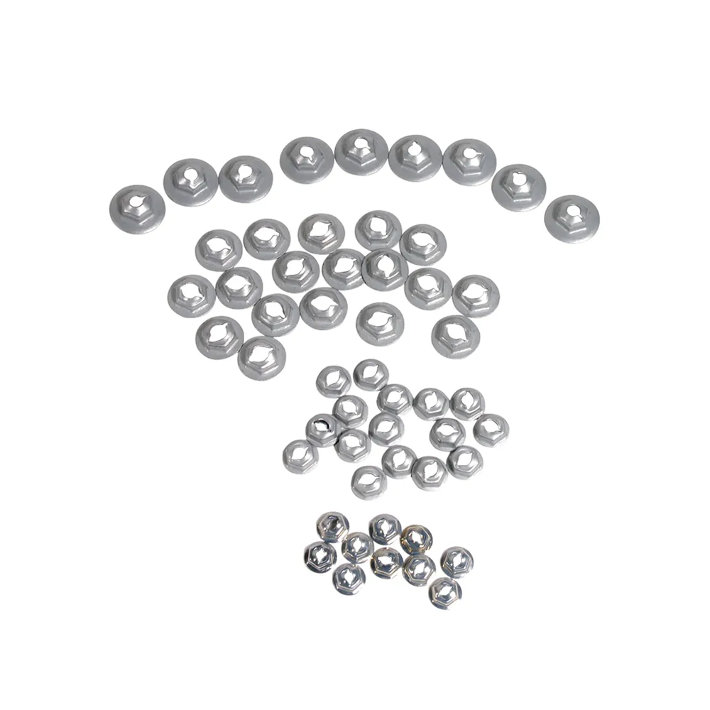 C3 1969 Corvette Emblem Speednut Kit - 51Pc