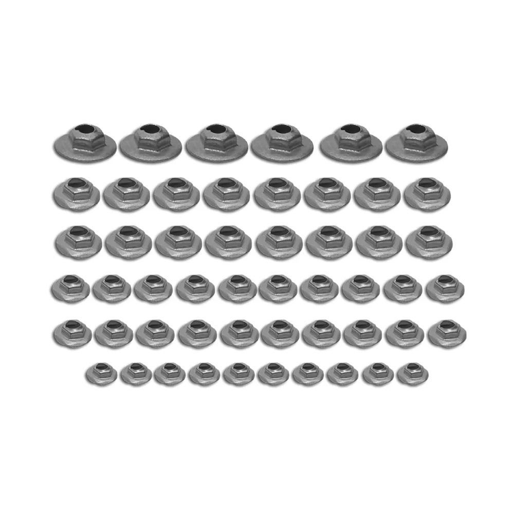 C3 1970-1972 Corvette Emblem Speednut Kit - 52Pc