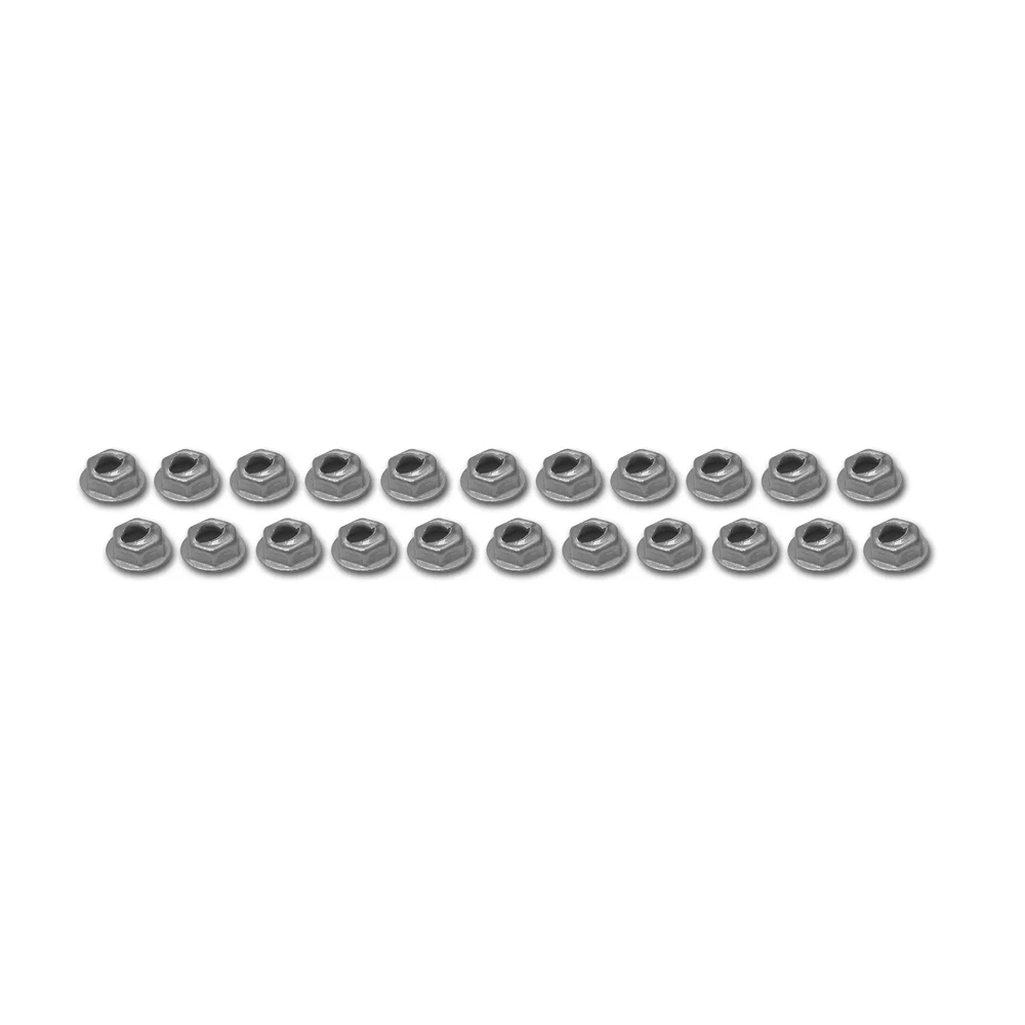 C1 1958-1962 Corvette Fender Top Molding Speednut Set - 22Pc Set