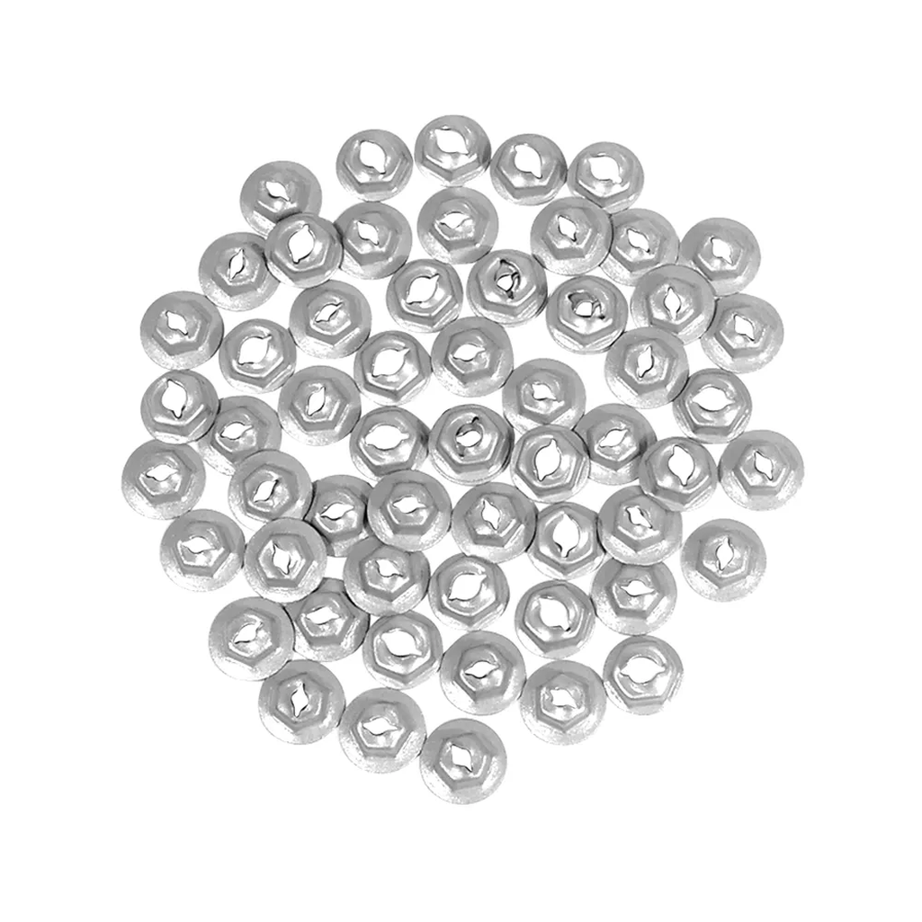 C1 1958 Corvette Emblem Speednut Kit - 60Pc Set