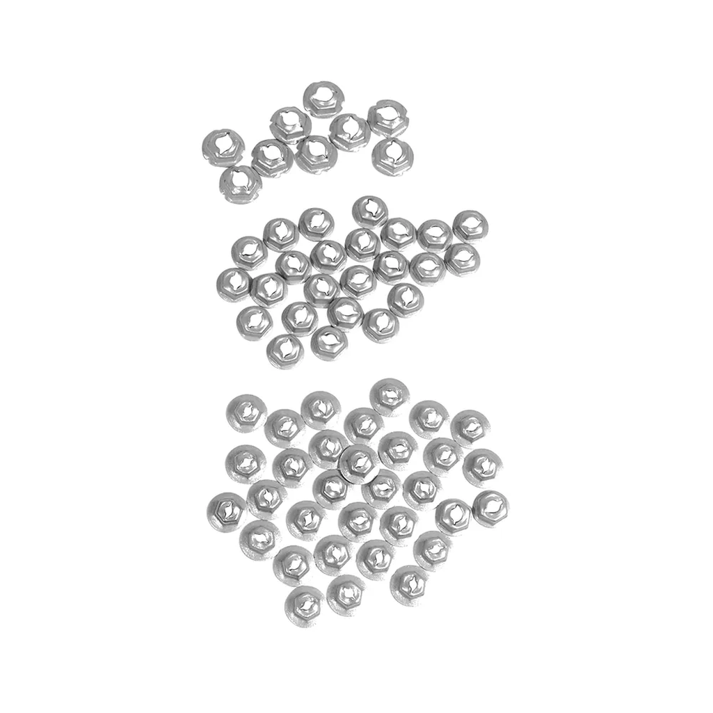 C1 1962 Corvette Emblem Speednut Kit - 65Pc Set