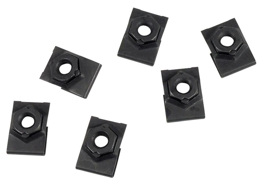 C2 1965 Chevrolet Corvette Fan Shroud U-Nuts - 396 - 6Pc Set